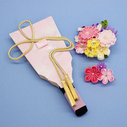 縮緬モダンフラワー 外す