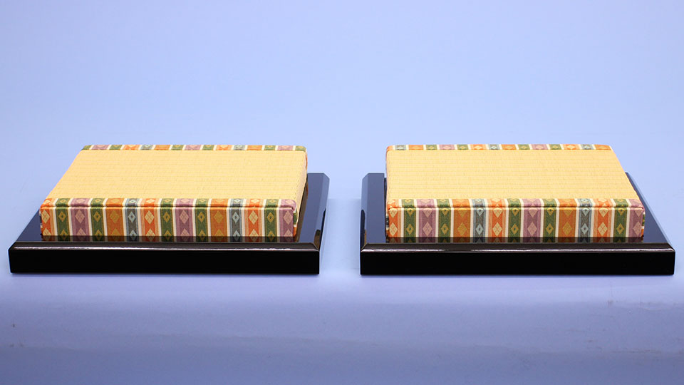 ひな人形 付属品道具 幅24㎝ 大三五 和紙美龍畳親王台