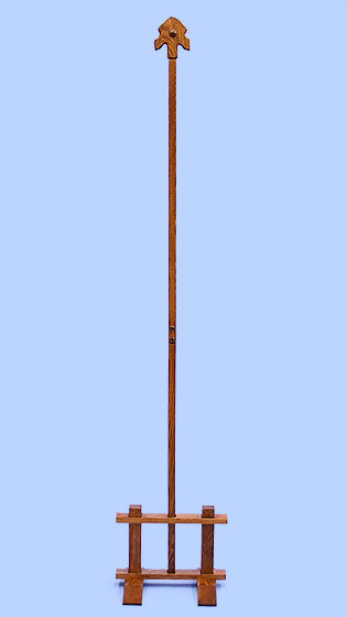 五月人形付属品 室内用武者幟ミニ鯉のぼり、台付き