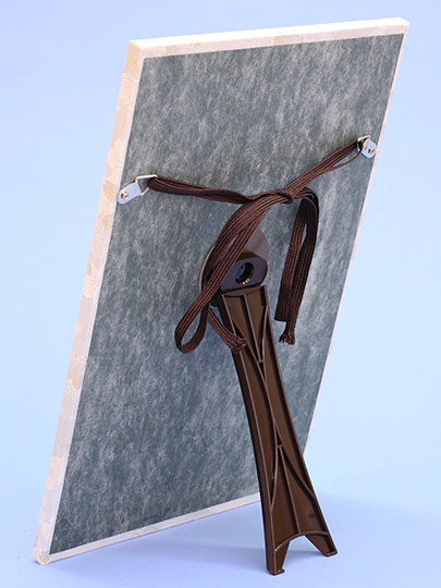 壁掛け飾り スタンド後ろから