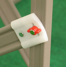 スチール段　取付部分