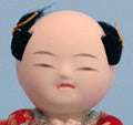 木目込み雛人形 葵五人囃子　顔