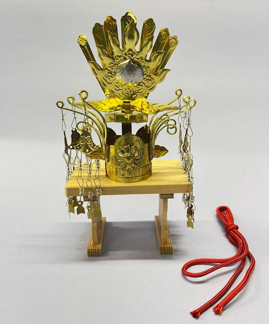 雏人形配件・小道具　皇后用天冠（带底座）尾货／瑕疵品