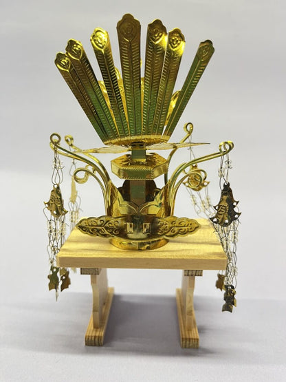 雏人形配件・小道具　皇后用天冠（带底座）尾货／瑕疵品