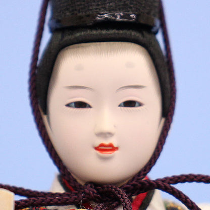 雛人形収納飾り 柳親王ナチュラル引き出し式殿顔