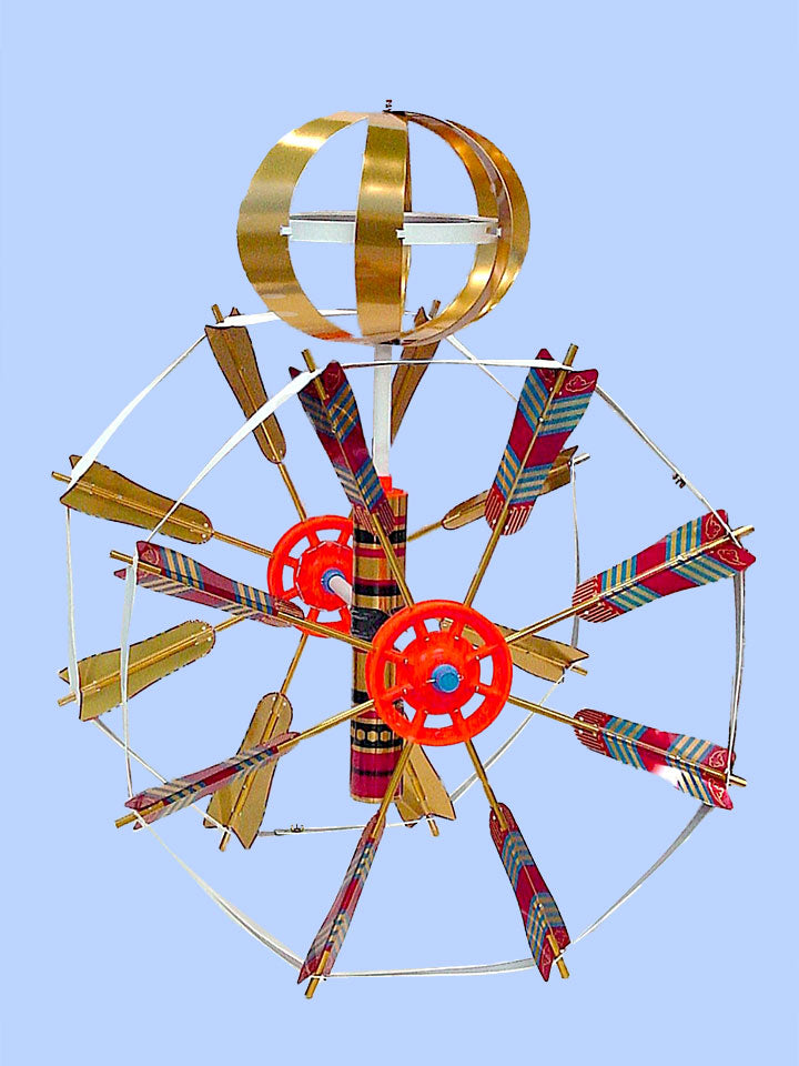 鯉のぼり用ブリキ矢車　大型