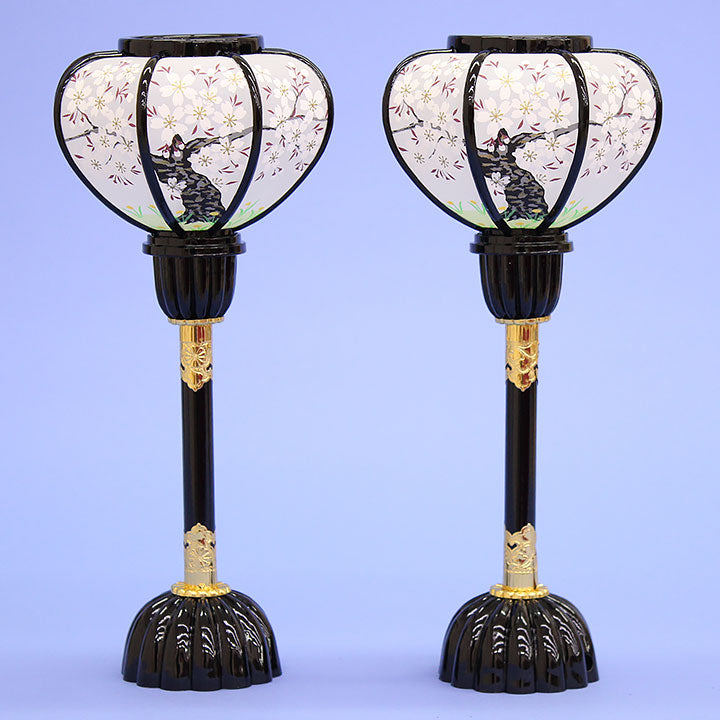 雛人形 ぼんぼり点灯しないタイプ 31cm 菊灯(中型)雪洞 (樹脂製)