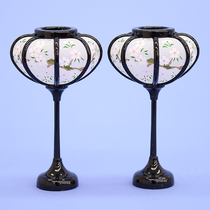 雛人形 ぼんぼり点灯しないタイプ 10.5cm 菊灯雪洞 (樹脂製)