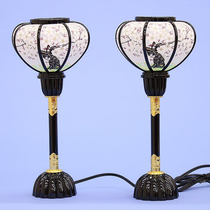 雛人形 ぼんぼり  （樹脂製）コード付き31cm中型菊灯P