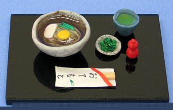 雛道具 月見そば