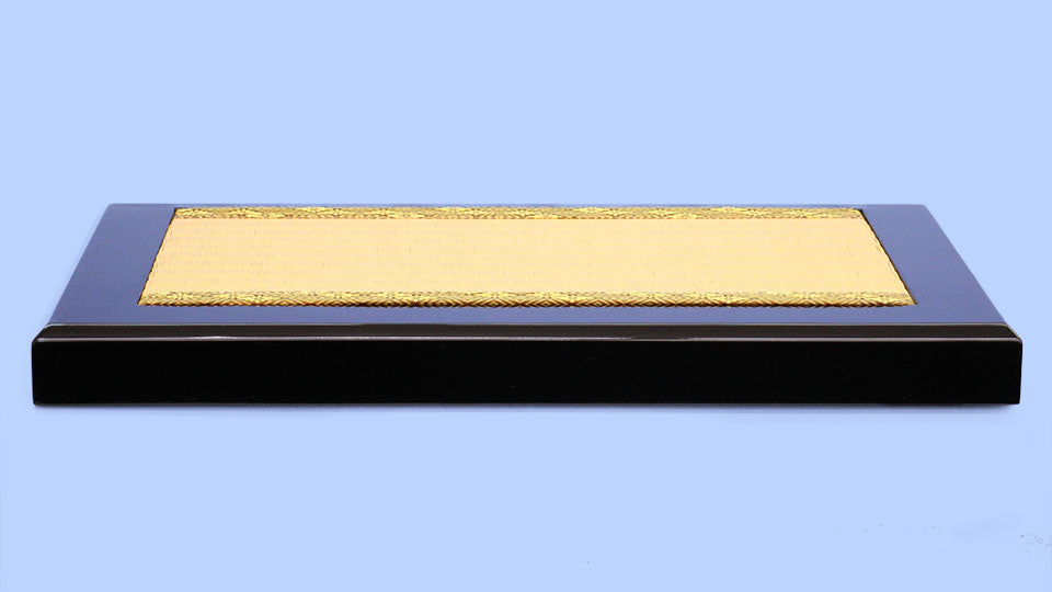 五月人形用平台のみ 幅105cm35号黒塗り美龍畳平飾り台