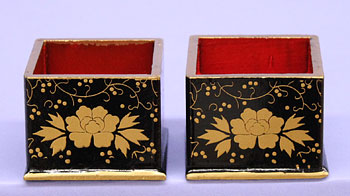 雛道具火鉢 40号盛上（木製）