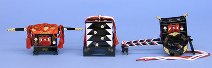 雛道具御所カゴ重 30号桜（木製）