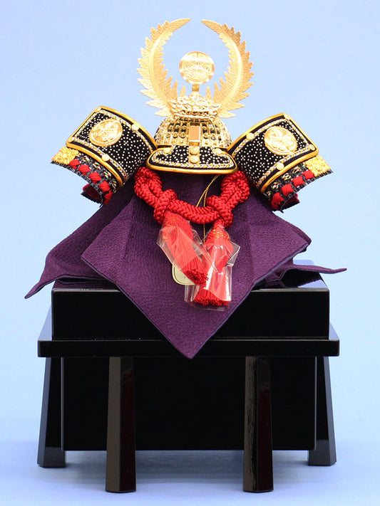 5号徳川家康兜　櫃付き