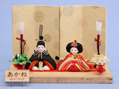 木目込み雛人形 コンパクト平飾り　そう