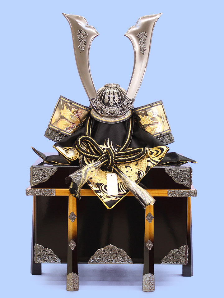 五月人形 単品兜 高さ74cm 25号昇龍伝説