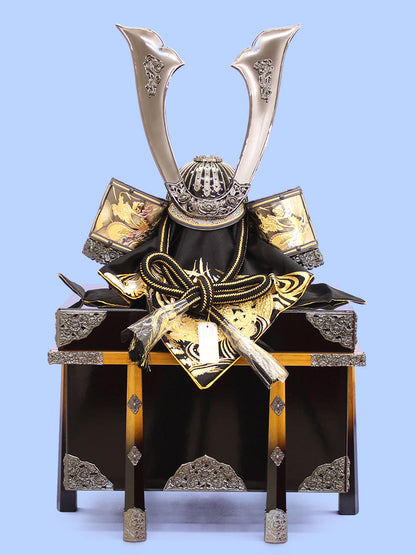 五月人形 単品兜 高さ74cm 25号昇龍伝説