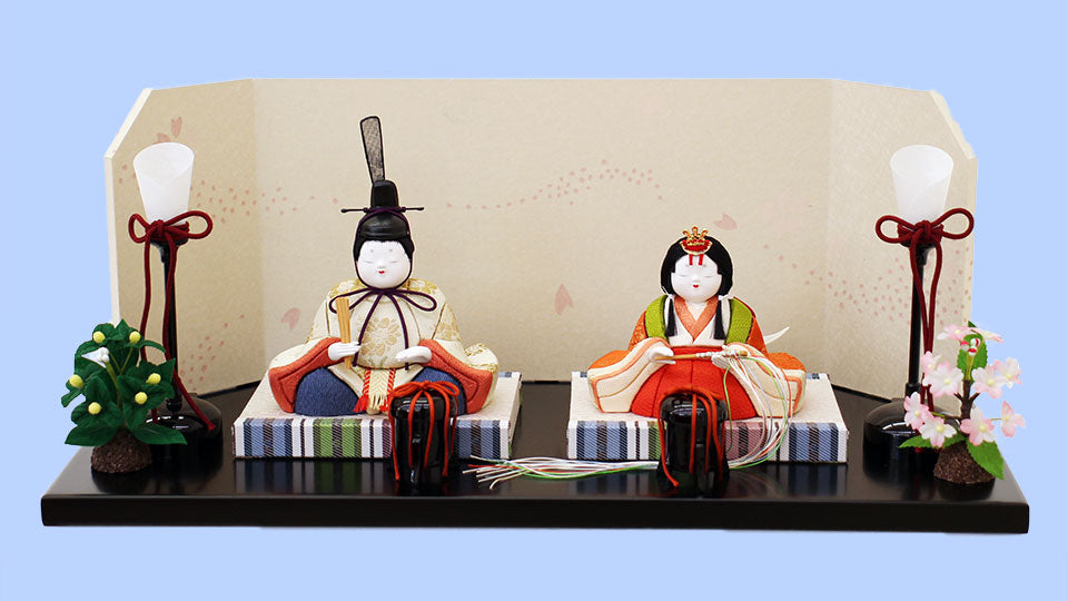 木目込み雛人形 幸一光作はる コンパクト平飾り