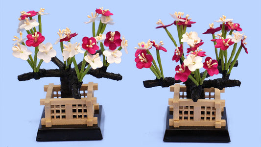 ひな道具単品　紅白梅錦