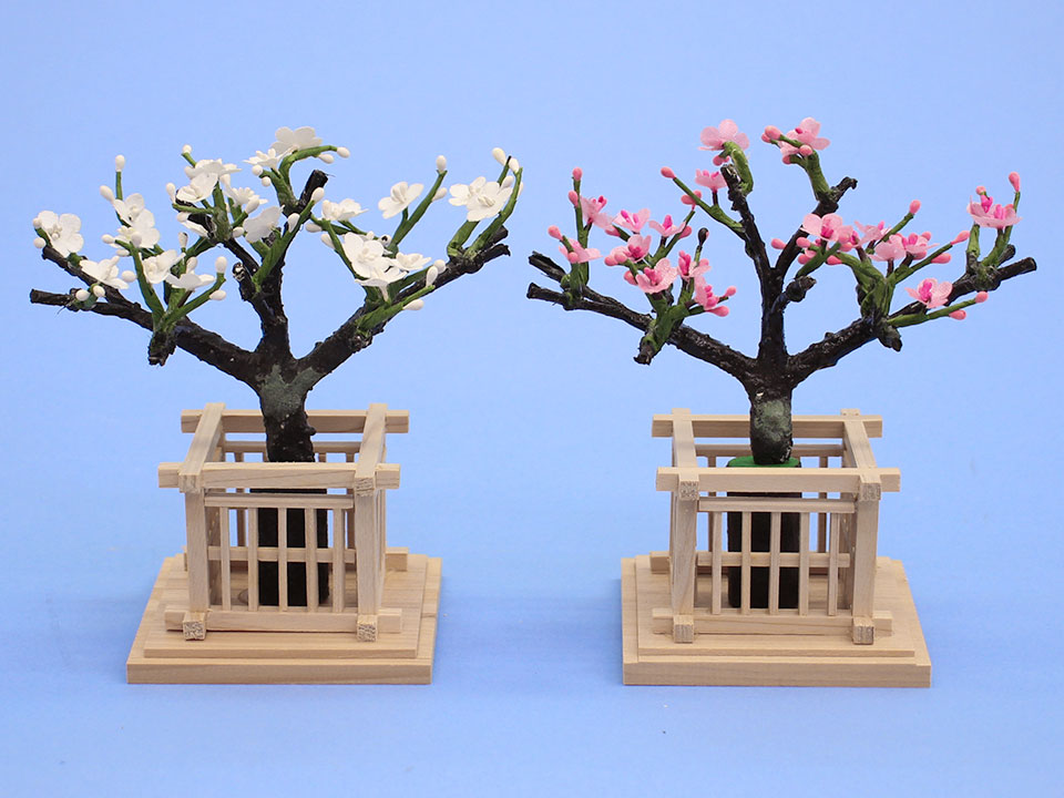 桜橘・紅白梅｜雛飾り用お花｜単品販売｜寿鳳人形の東芸
