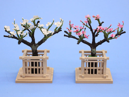 ひな道具単品　紅白梅　梅3号