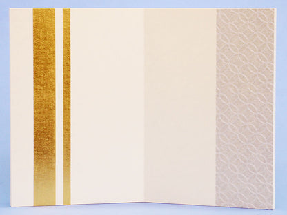 屏風  五月人形・雛人形兼用 鳥の子紙 七宝金ライン