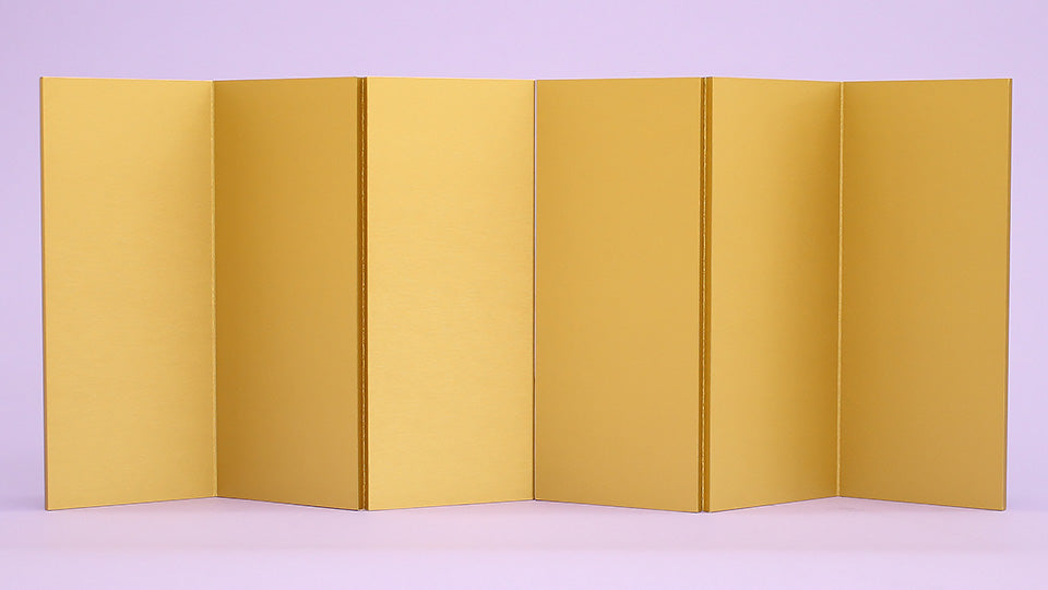 屏風  雛人形用 金屏風 六曲包み込み 旭