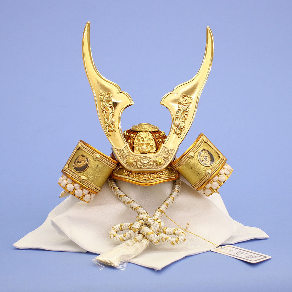 五月人形 単品兜 高さ23cm 仰秀作　６号　雄山兜　櫃なし