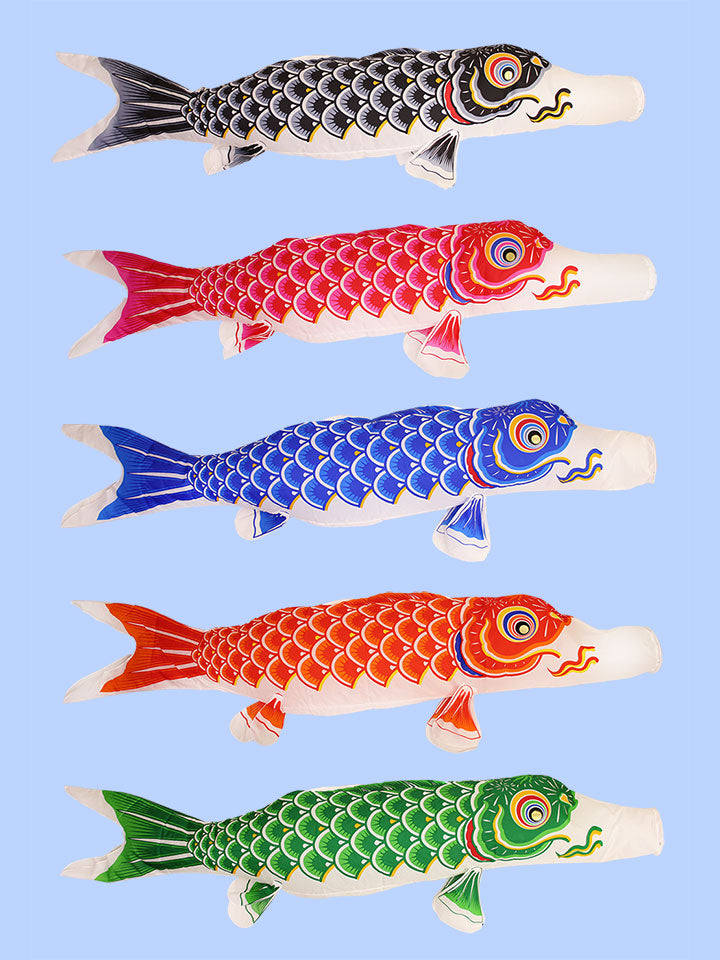 単品鯉のぼり ナイロンスタンダード柄:5色