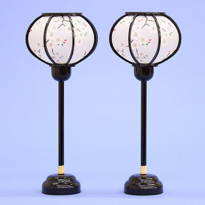 雛人形 ぼんぼり （木製）31cm中型吉野菊灯LEDコードレス