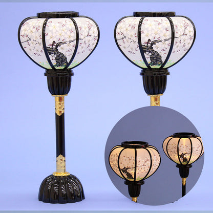 雏人偶灯笼（树脂）39厘米 大型菊花灯笼 LED无线灯