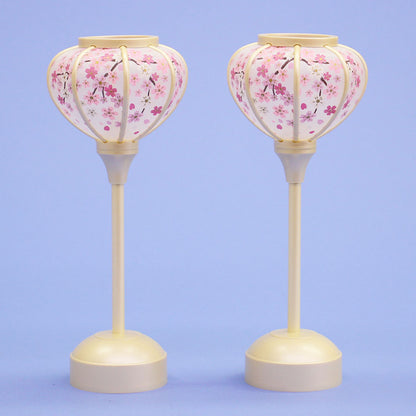 雛人形ぼんぼり  （樹脂製） 24cm20pパールホワイトLEDコードレス