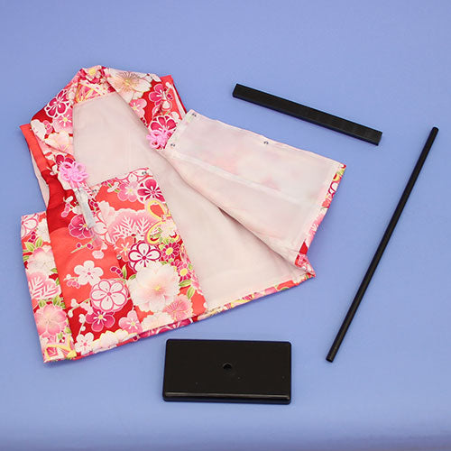 雛人形・雛道具 綿入れピンク花柄