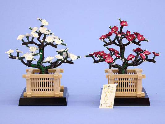 ひな道具単品　繭玉紅白梅　小