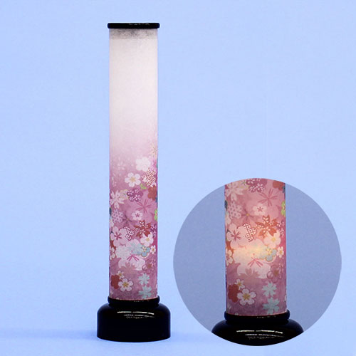 Lanterne LED sans fil 24 cm Hana Miyuki (en boise)