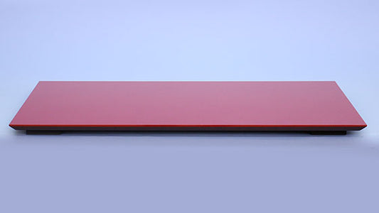 五月人形用平台のみ 幅 60cm朱赤塗り台 足つき皿型