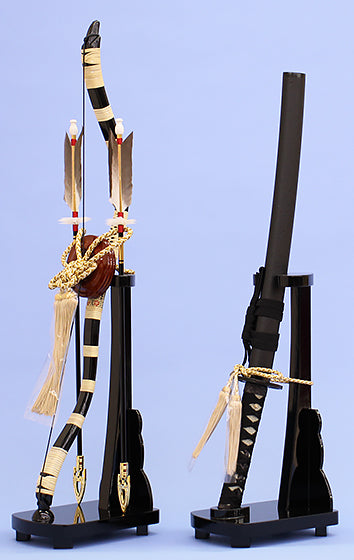 五月人偶配件，弓剑套装单独销售，23号，加贺，石目纹