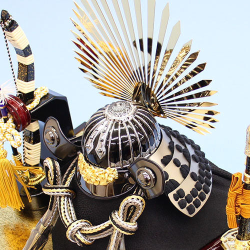 May Doll kabuto Case Decoration Height 41cm Toyotomi Hideyoshi kabuto Hexagonal Lid