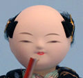木目込み雛人形 葵五人囃子　顔