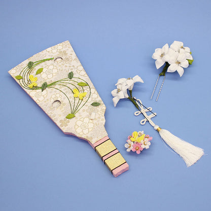 JUHO-TOUGEI 羽子板 Lily-w 外す