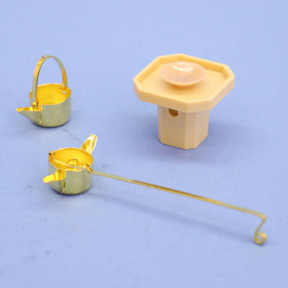 雛人形の持ち物、小道具　三人官女 ①柳小道具セット