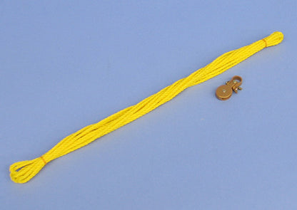 ベランダ用鯉のぼり掲揚ロープ滑車付き