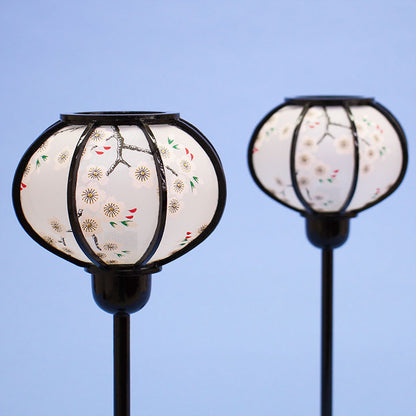 雏人偶灯笼（木制）31厘米中号吉野菊花灯笼 LED 无线款