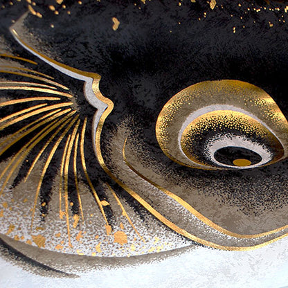 Single carp streamer 1.0m Water-repellent polyester jacquard weave Flying (special price item)