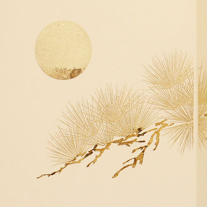 Paravent pour poupées May, hauteur 45 cm, paravent à deux panneaux 15 pièces, beige Matsuzuki