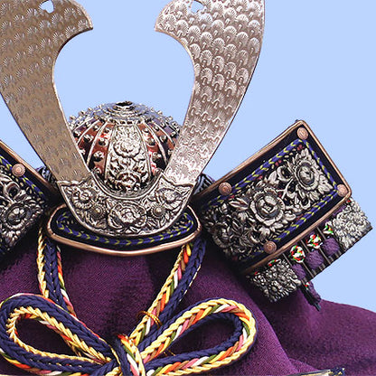 ブロンズ兜 単品　ズーム