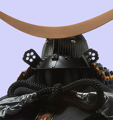 五月人偶单个兜 高43厘米 由悠山制作 1/3正宗伊达政宗的兜