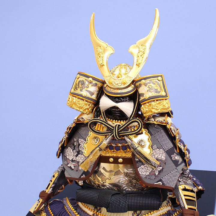 五月人形 単品鎧 高さ 58cm 皇宸作 6号紺碧の鎧 – 寿鳳人形の東芸