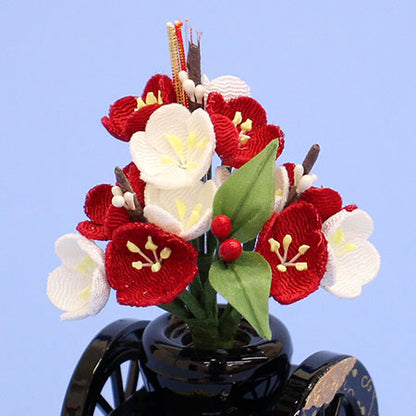 雏人偶及雏人偶配件：红白梅花节车