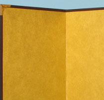 Folding screen for Hina dolls and May dolls, for handicrafts, height 26cm, gold folding screen, mini gold plain, four-panel (large)